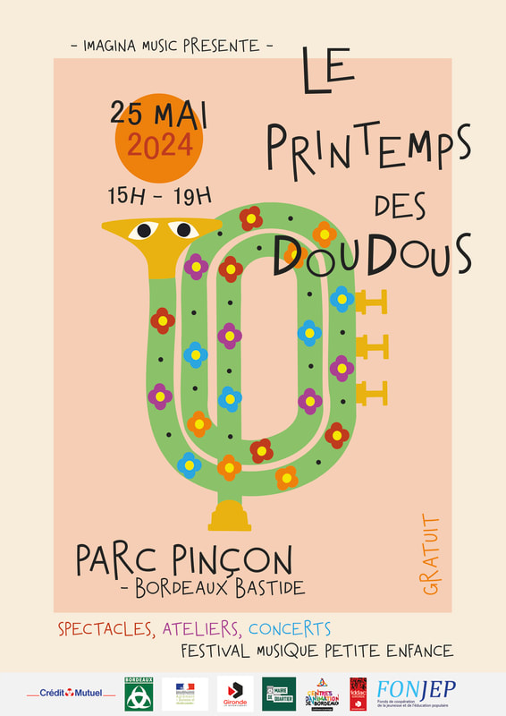 Affiche de la 4ème édition du festival musical Le Printemps des Doudous
